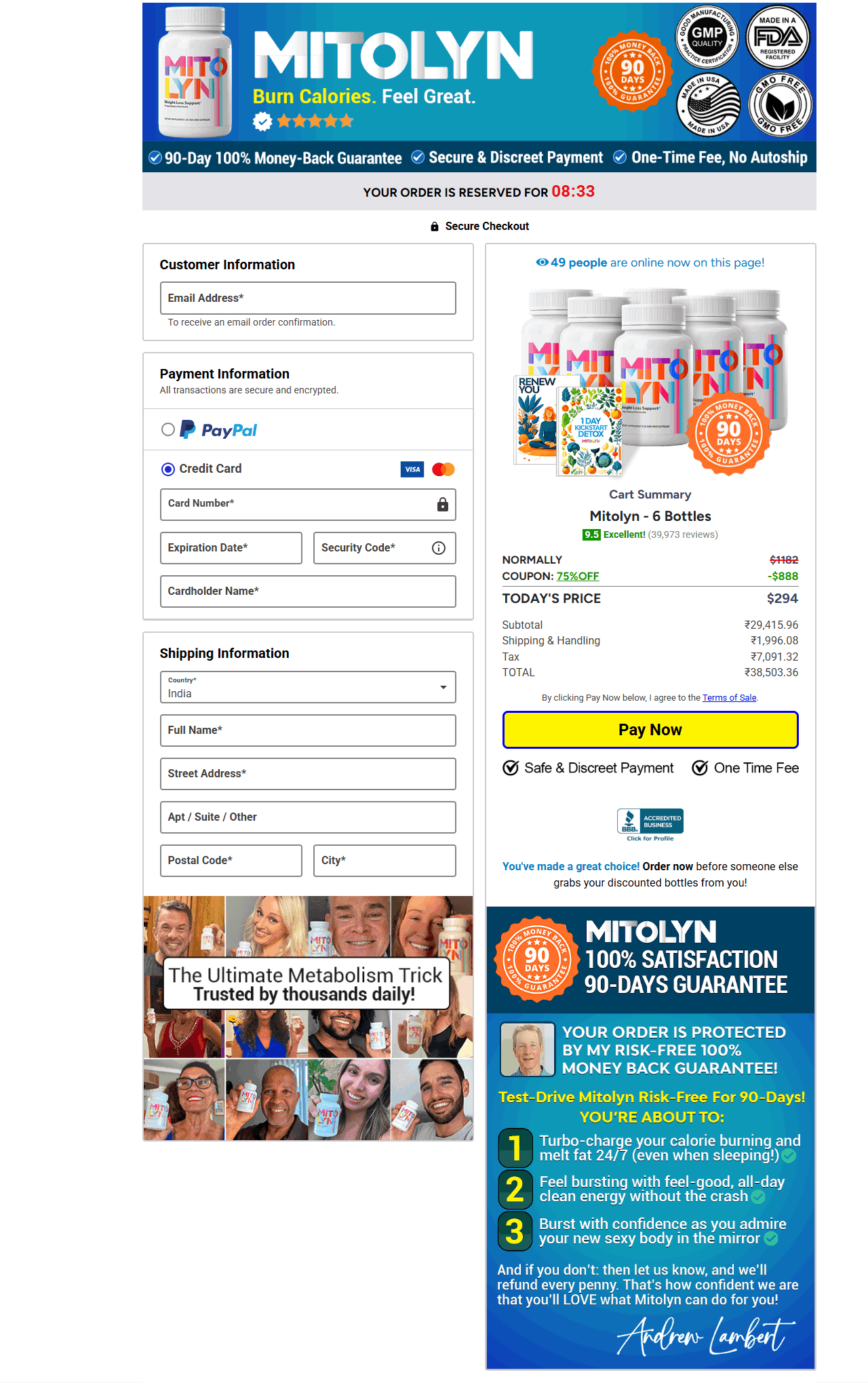 Mitolyn™ -Checkout